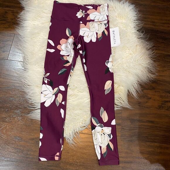 Athleta Pants & Jumpsuits Athleta Floral Leggings - Picture 2 of 5